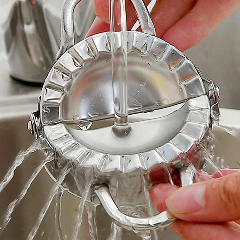 Stainless Steel Kitchen Accessories Food Grade Stainless Steel Dumpling Mould Maker Skin Pick Stuffing Spoon Kitchen Tool Set