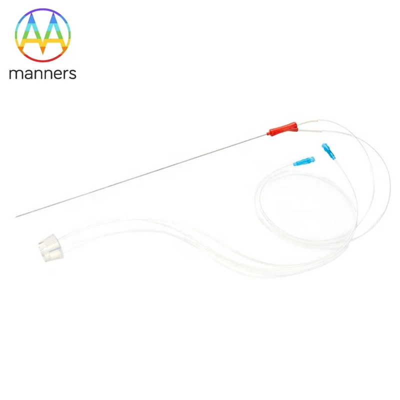 Custom 16G 17G 18G 19G Sterile Double Lumen Ovum Puncture Needle Minvitro Oocyte Pick Up Needles