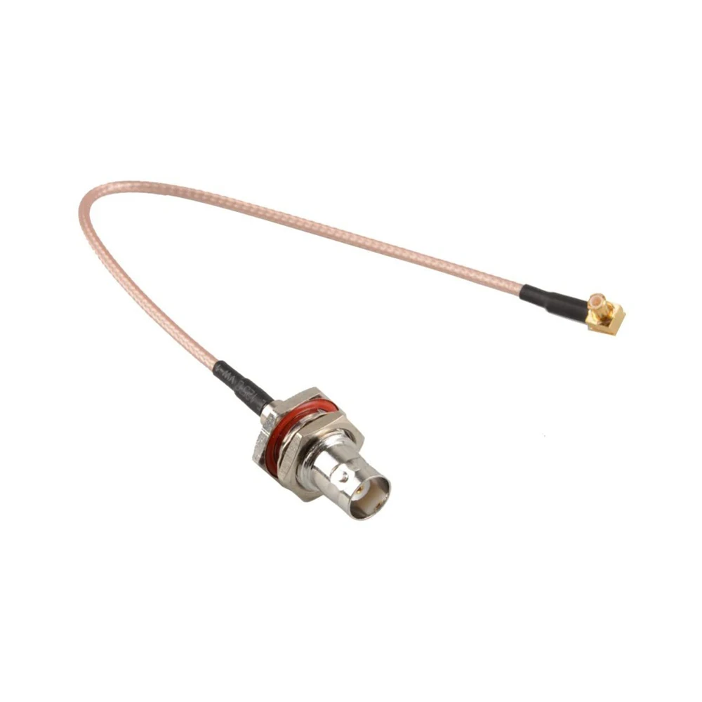 0.5ft BNC Female to MCX Male Right Angle Connector Mini Adapter RG316 Coax Cable