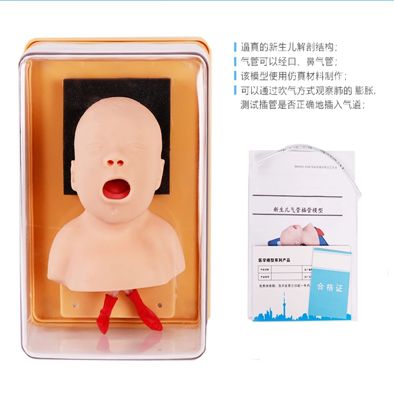 Medical Simulation Model Neonate Intubation CPR Training Manikin For First Aid
