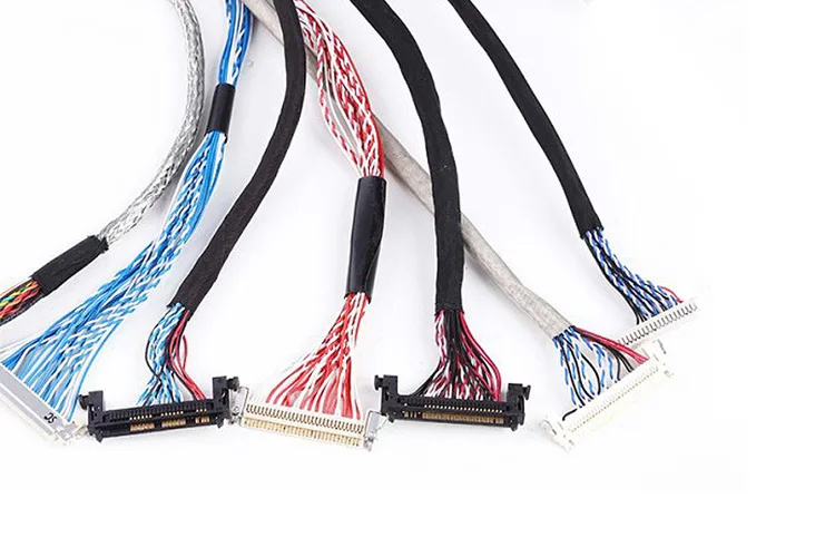 IPEX 20454-40 TO DuPont 2.0mm 20 PIN PH2.0-6P 15.6-inch EDP LVDS cable UL10064 32AWG 7/0.08 OD0.38 cable