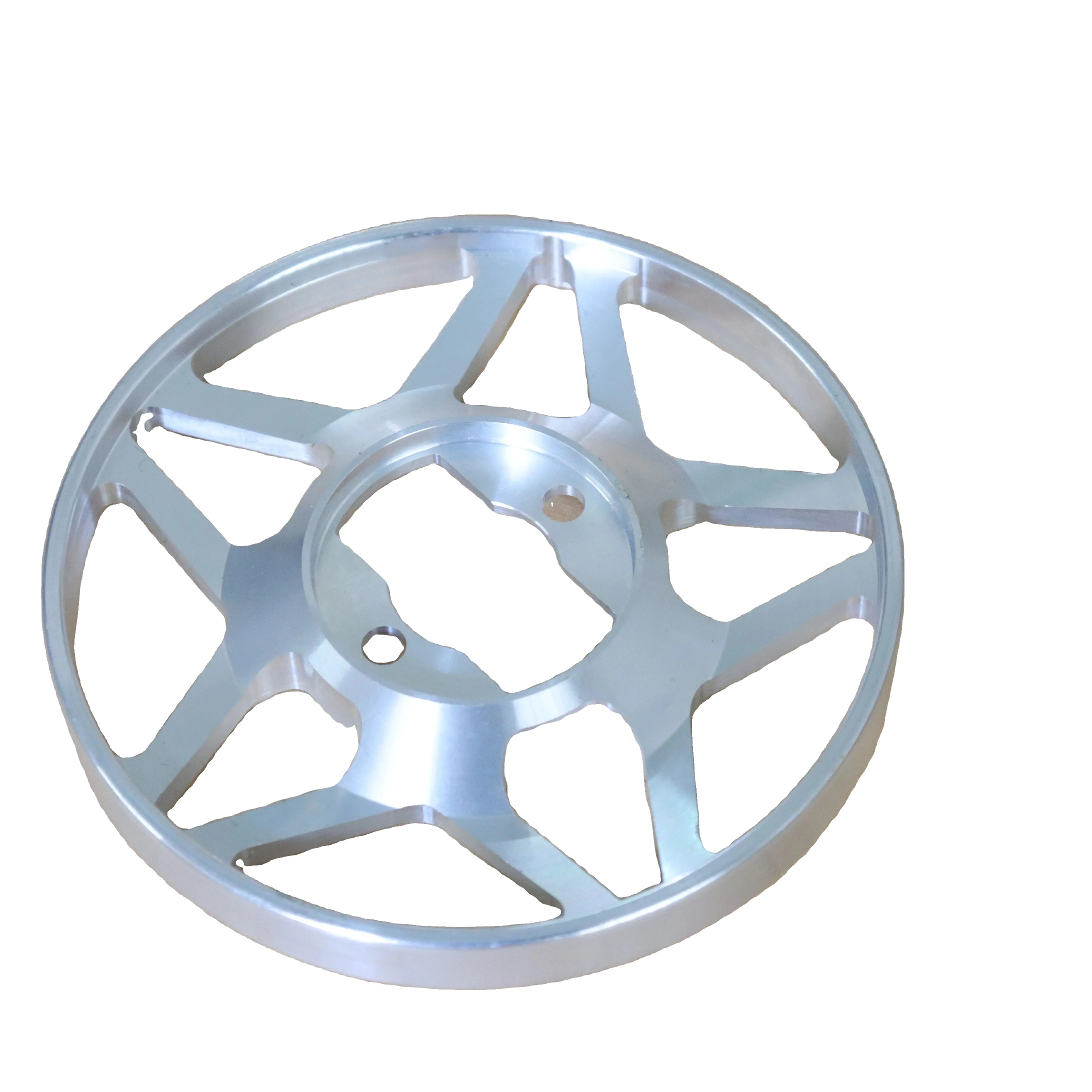 CNC Machining Aluminum Alloy Motorcycle Wheels Custom Precision Large Parts Auto Parts MOQ 1 Piece