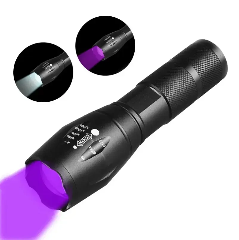 Ультрафиолетовый высокомощный светодиодный фонарь Linterna Taschenlampe сверхяркий свет фонари для дайвинга