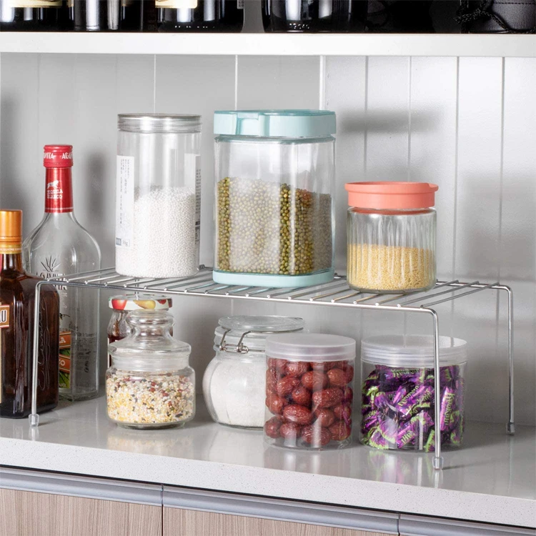 Kitchen spices small items storage steel rack single layer