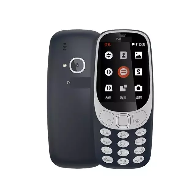 For Nokia 3310 Mobile Phones Unlocked GSM Cellphone Customize Russian Arabic keyboard