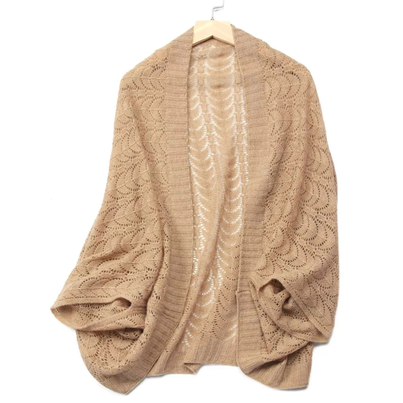 Inner Mongolia Pure 100% Cashmere Poncho Women Cashmere Sweater Plus Oversized  Adults Solid 12 GG