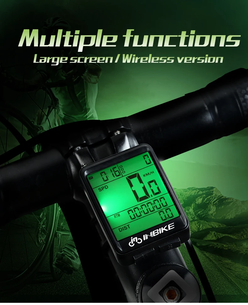 Wireless Bicycle Computer Odometer Speedometer Cycle Computer Bicycle Speedometer Computer