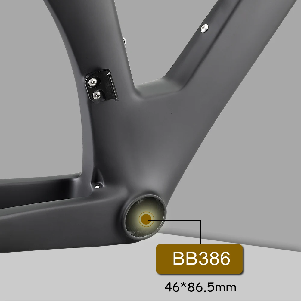 Airwolf Light Aero Triathlon Bikes Carbon Frame Time Trial Fast Carbon Frame Hidden Cable Disc Brake BB386 TT Bike Bicycle Frame