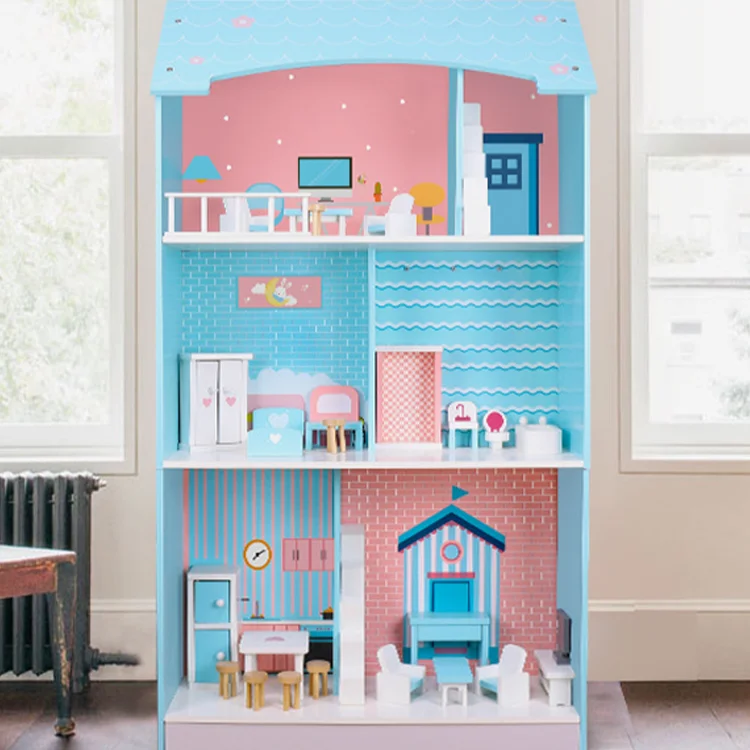 2-In-9 Toy Combination Kitchen Toys For Girls Children Big New Style 2022 Wooden House For Children Kitchen Set Toys