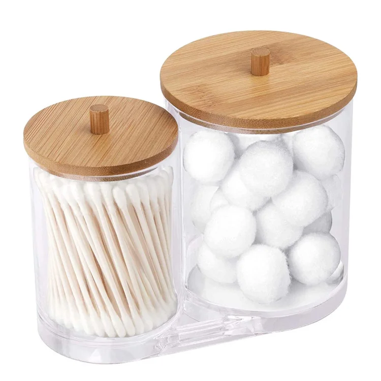 Cotton Swabs Rod Cosmetics Jewelry Makeup Cotton Pad Organizer Storage Box