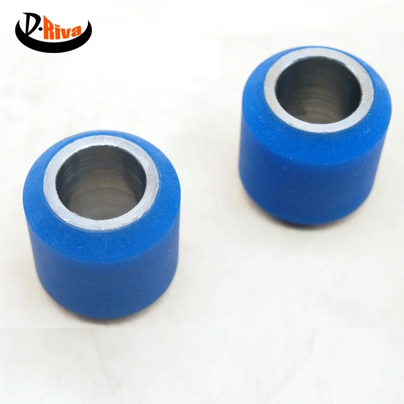 Китайский завод, хорошее качество, полиуретановое покрытие, синие полиуретановые роликовые резиновые ролики