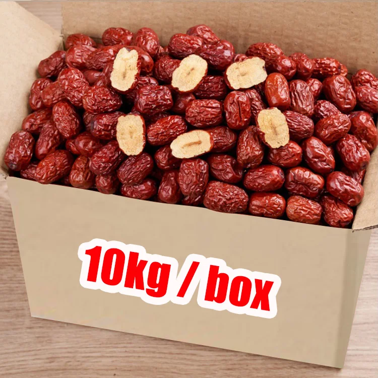 
OEM wholesale whole box of large-particle dried red dates food dried fruit food preserved fruit 