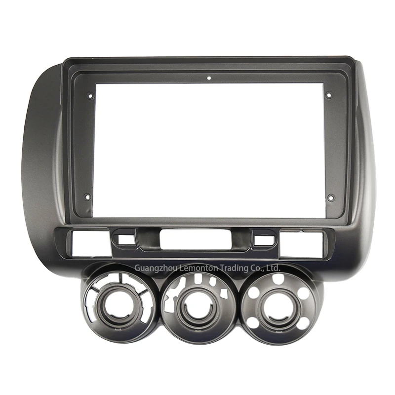 9 inch 2 Din Car radio DVD Installation Fascia Panel For Honda Fit City MT AC LHD RHD Cord power cable Dash Fit Trim Kit Frame