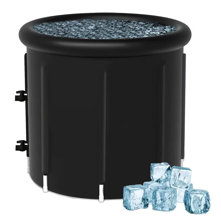 Vanace Logo Custom Athletes Sport Recovery 75Gal Inflatable Cold Plunge Ice Bath Tub 0.5HP Water Chiller with Filter Pump