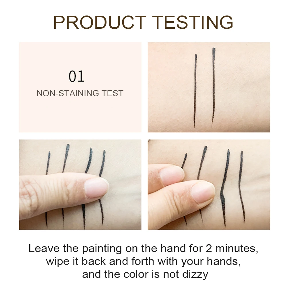 Custom Private Label Long-lasting Brown Eye Liner Matte Waterproof Black Eyeliner Pencil