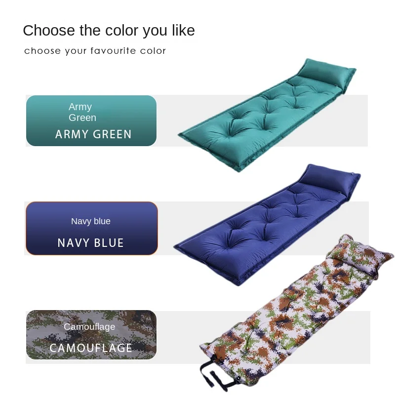 Lightweight Carrying Tent Fishing Climbing Hiking Inflatable Camping Cushion Mat Camping Outdoor Automatic Inflation Pad