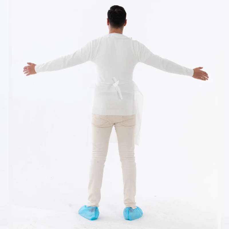 Waterproof Disposable industrial kitchen use Plastic cheap disposable pe apron