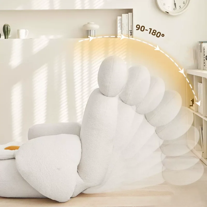 Modern Hot Sale Teddy Bear Big White Sofa Chair Bean Bag Bed For Adults Foam Big Chair Cozy Sofa Living Room Furniture