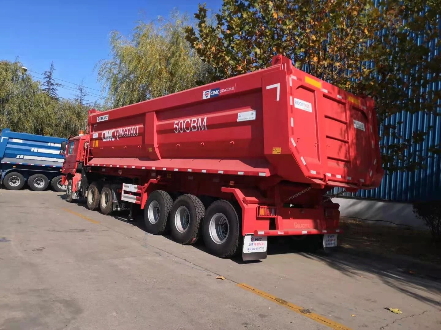 Низкая цена, Гвинея, боксит, загрузка CIMC VICT, 3 оси, 50 куб. М, самосвал, самосвал