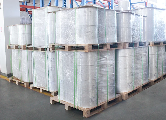 pp white jumbo rolls sticker paper Self Adhesive Paper PP Polyethylene Sticker BOPP Label Paper Jumbo Roll bopp jumbo roll