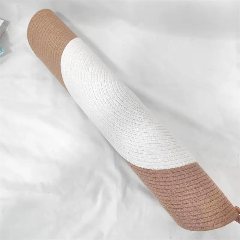 Little lion handmade cotton rope home mat thickened large bed blanket mat cotton woven carpet