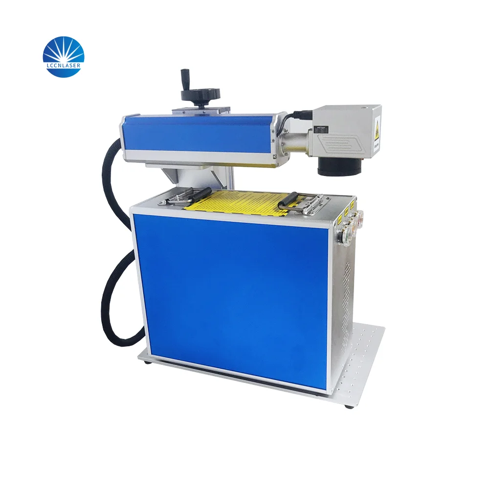 efficient innovative design high-speed scanning split model fiber laser marking machine 20/30/50/60/100W