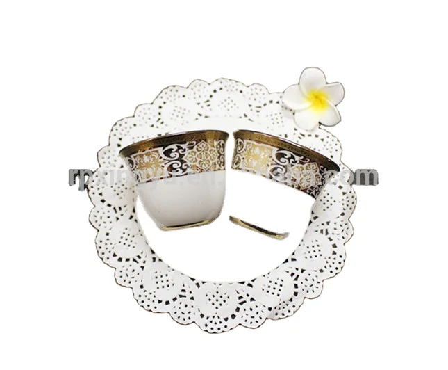 Cheap price porcelain gold plated tea cup, tea cup wholesale, ceramic tea cup
