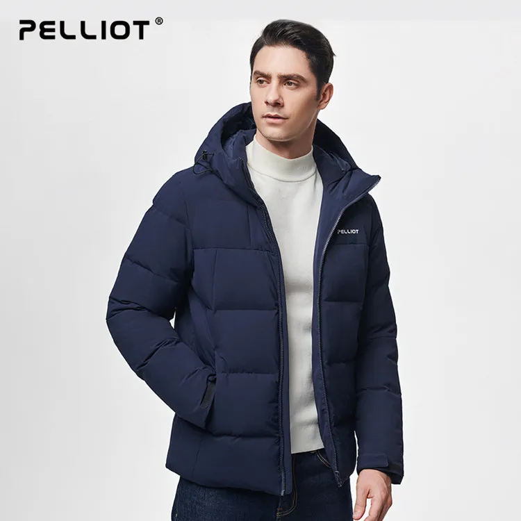 Pelliot men outdoor duck feather Quilted Puffer Down Filled Sportswear winter down coat jacket