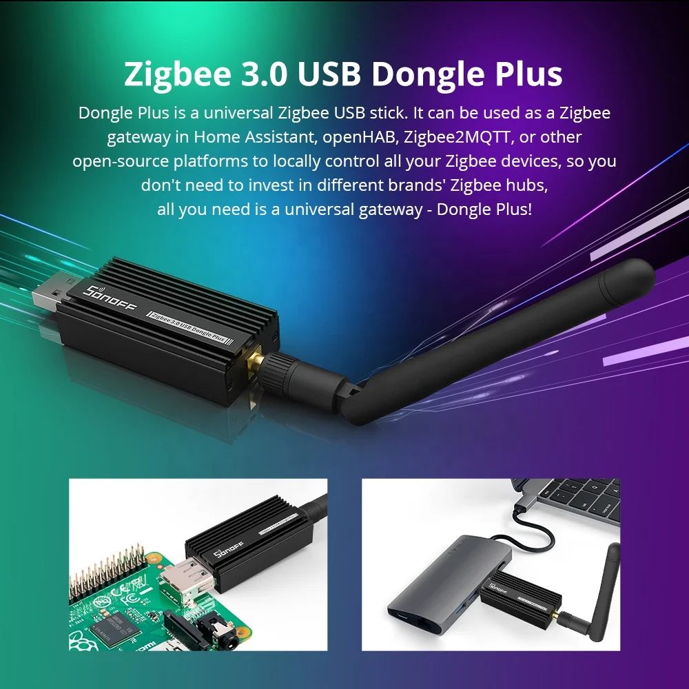 New version Sonoff Zigbee 3.0 USB Dongle Plus ZBDongle-E Gateway