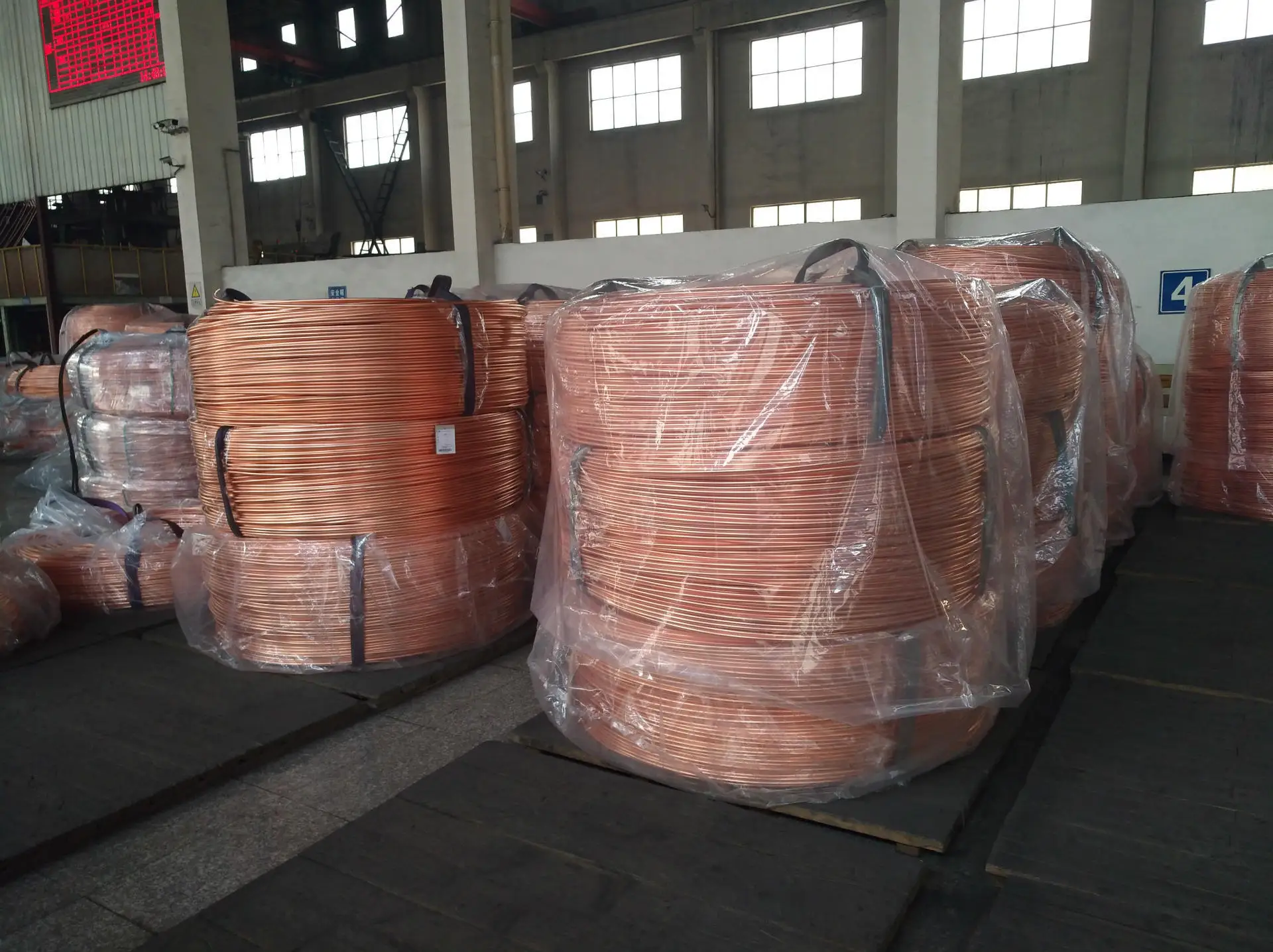Copper coil wire rods plant supply, customized copper rod 8 mm seller