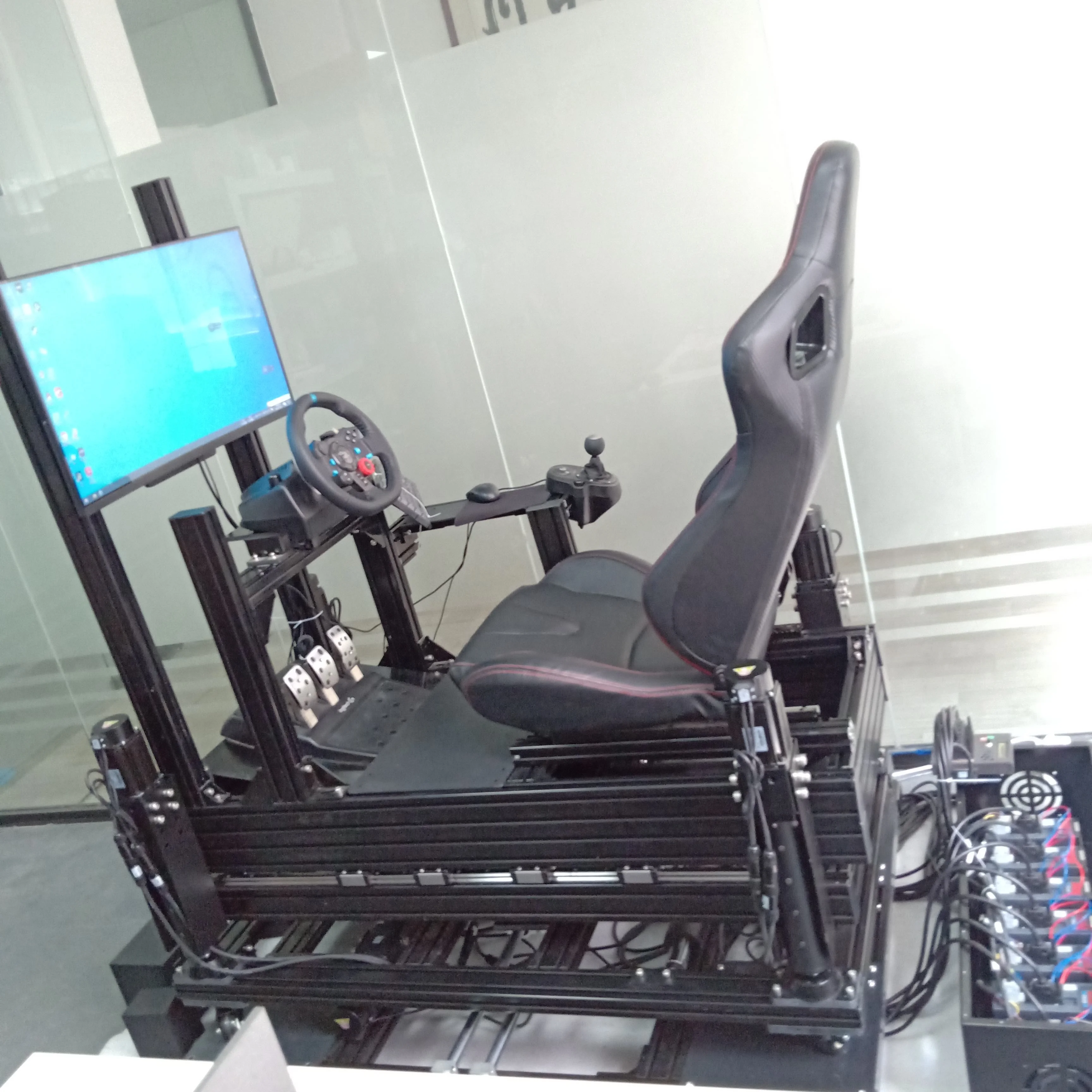 Car Driving Training Simulator 4DOF +TL+Surge Servo Motor Actuator Kits for Home Player or Playhouse