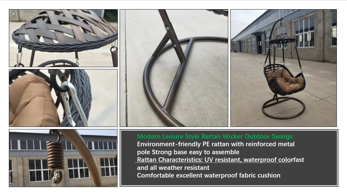 Best selling factory price morden  leisure style handmade rattan for garden  patio