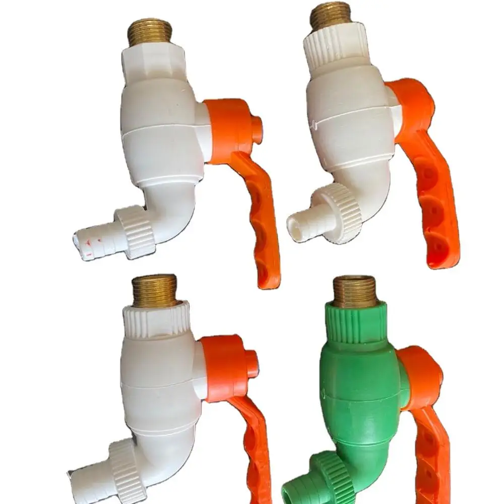 Пластиковый латунный смеситель с одной ручкой для ванной и кухни