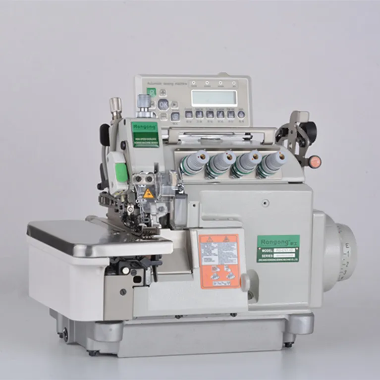 
 Rongong полностью автоматическая NXT модель портативная Верхняя и нижняя подача промышленная оверлок швейная машина  