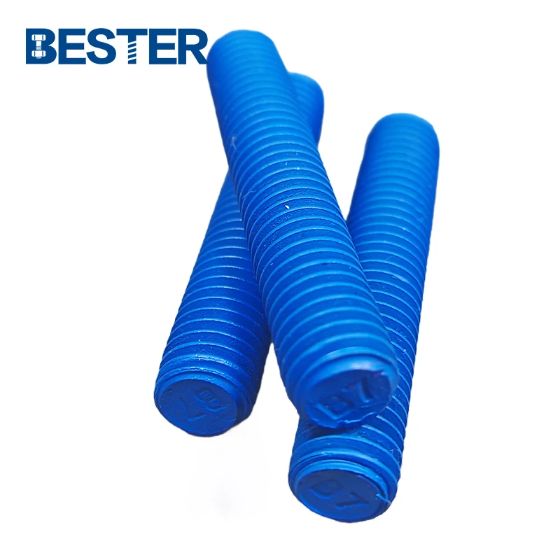 DIN976 Full Thread Xylan Coated ASTM A193 B7 Stud Bolt Threaded Rod ASTM A193 B16 Stud Bolt