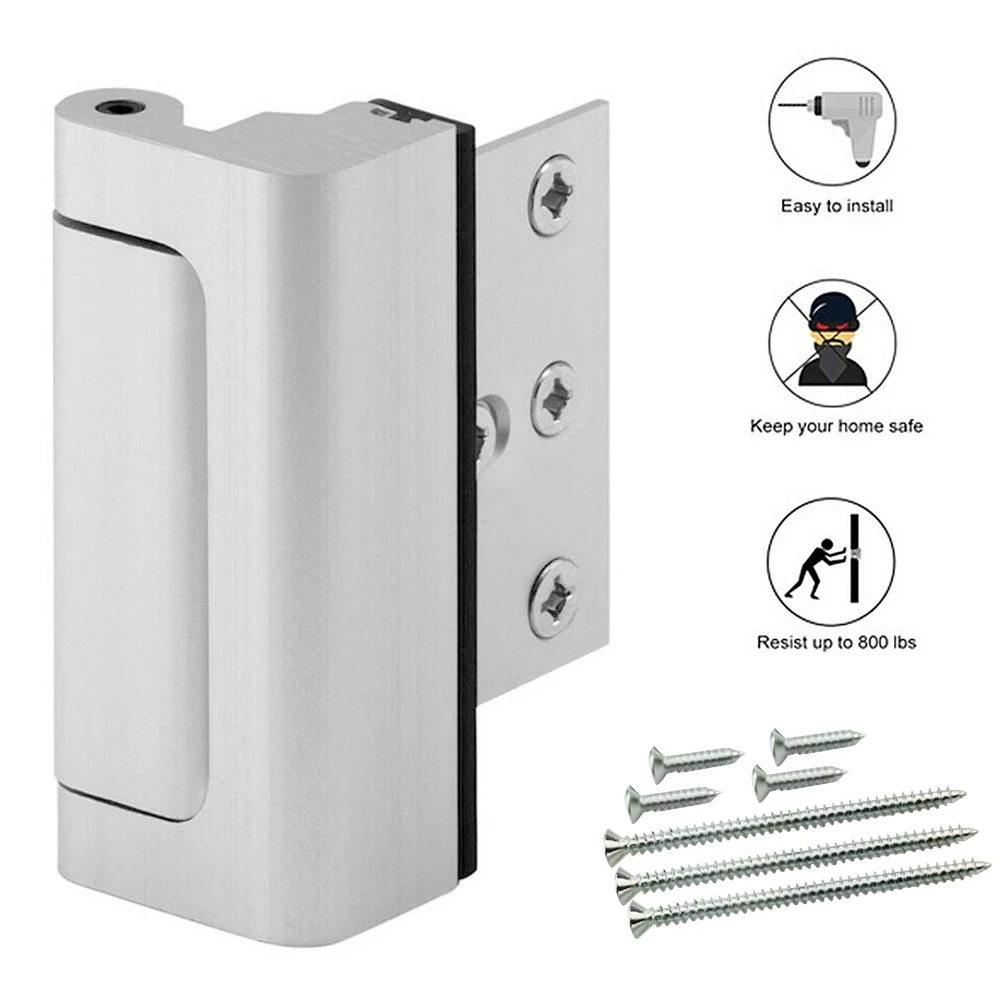 Defender Security Door Rrinforcement Lock Add Extra High Security Protector