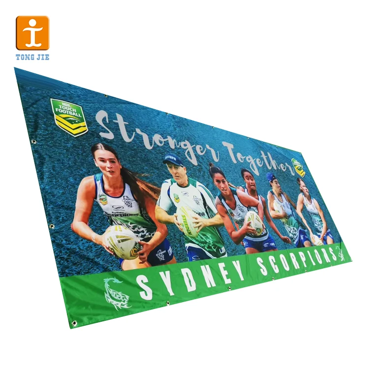 Customized printing of high-end color banners, production of customized