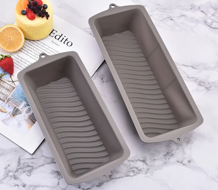 27.8*12.5cm Non-Stick Baking Pan Rectangular Silicone Cake Mold