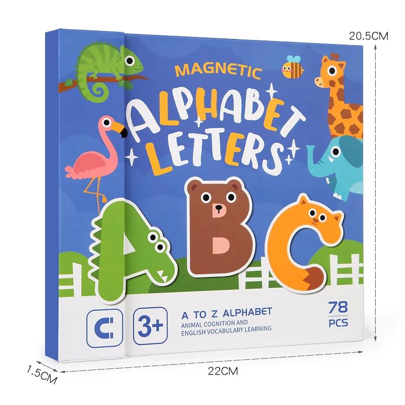 Cpc Ce En71 Doc Certificate Montessori Children Education Learning Magnetic Alphabet Letters Cognition Reusable Quiet Book Toys