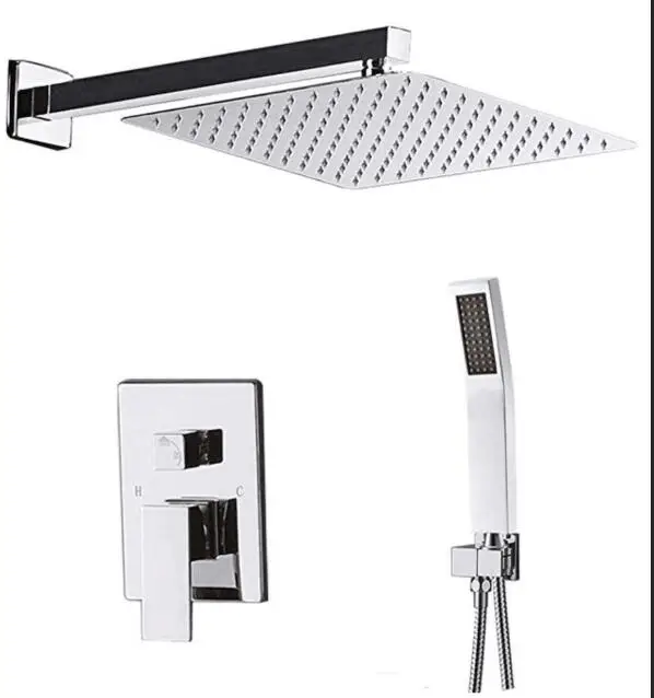 FLG New style inwall multi function shower mixer set bath & shower faucets with rainfall waterfall