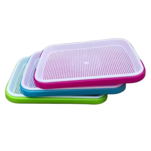 Sprouting Pea Bean Peanut Hydroponic Planting Nursery Seedling Microgreen Tray For Soilless Cultivation Germination Plate