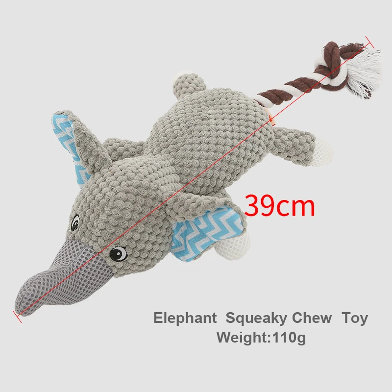 Amazon hot sale 2023 durable squeaky interactive Dog Tug Toy pet dog rope plush toys pet chew dog toys