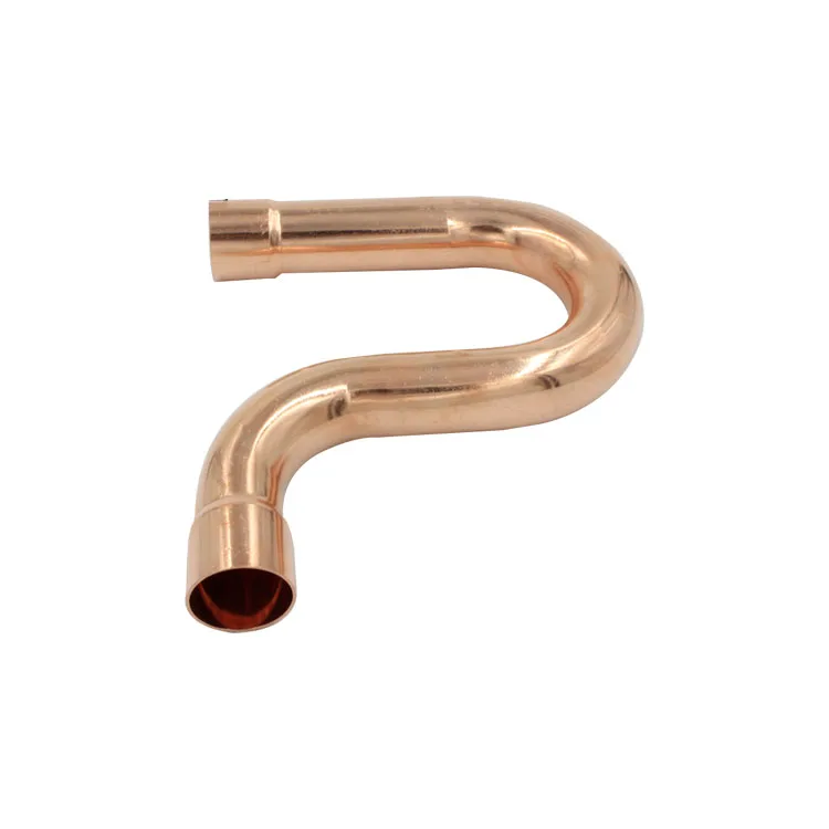 High quality Copper Full cross over Bend welding pipe Fitting plumbing Refrigeration Copper fittings