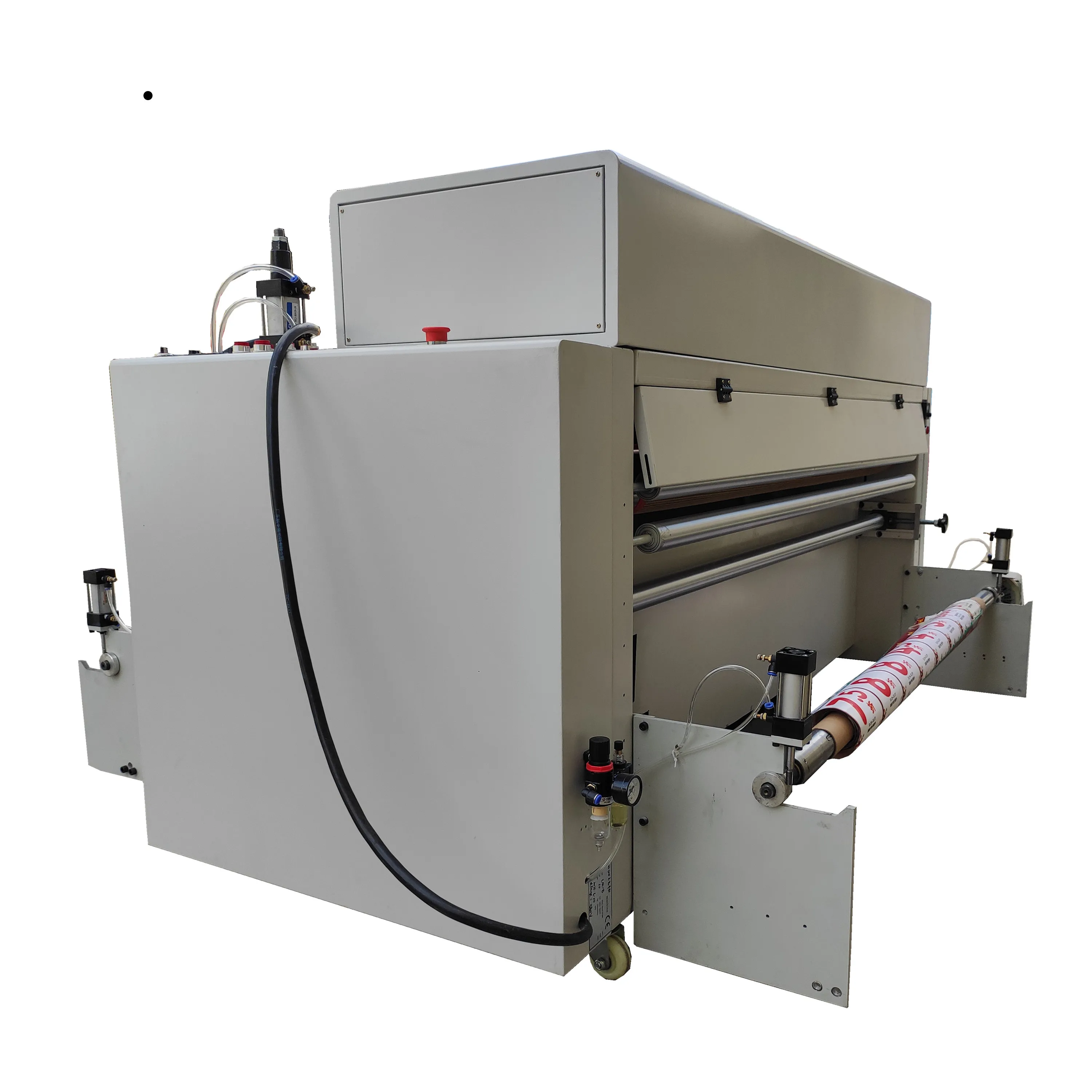 Easy move UV light drying photo surface liquid coating  machine with  wheels