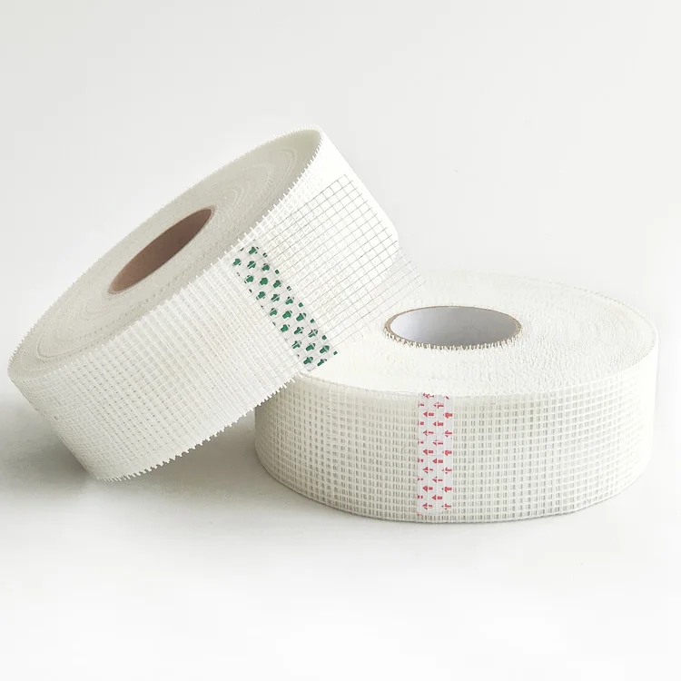 4*4 5cm self adhesive fiber glass drywall joint Wall Crack repair reinforcement gypsum board fiber net tape