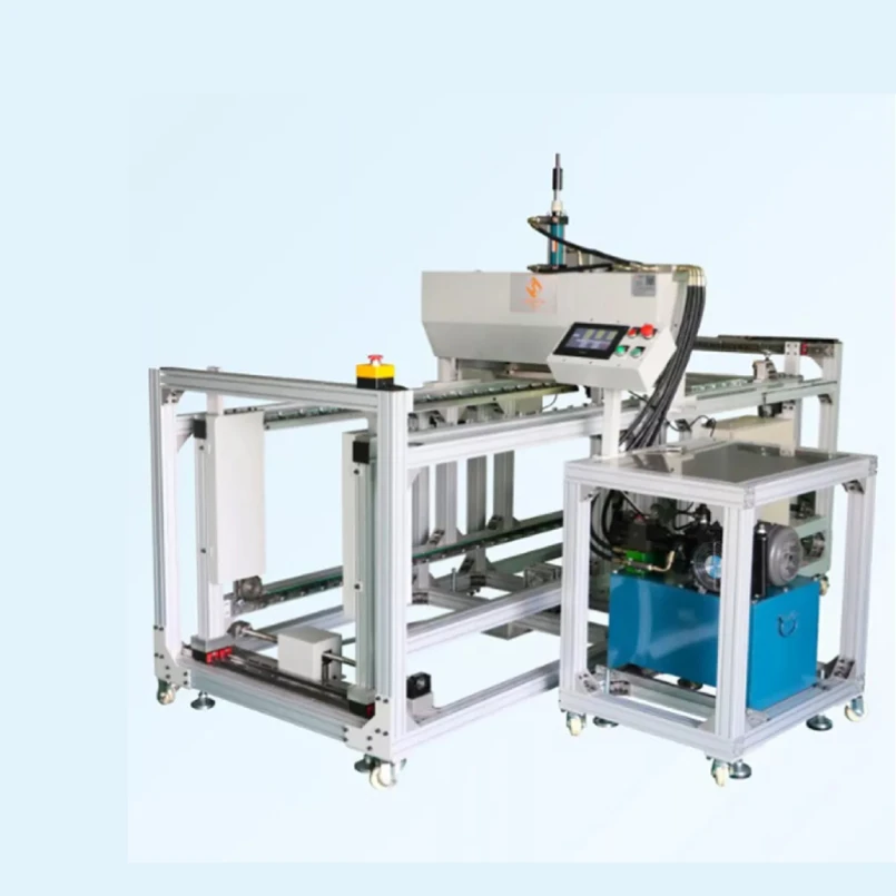 20 pcs/min high efficiently pocket filter assembly equipment automatic five gripper cover pressing machine assembling machine