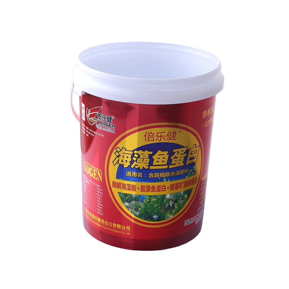 Custom size design in mold label printing film iml for paint bucket