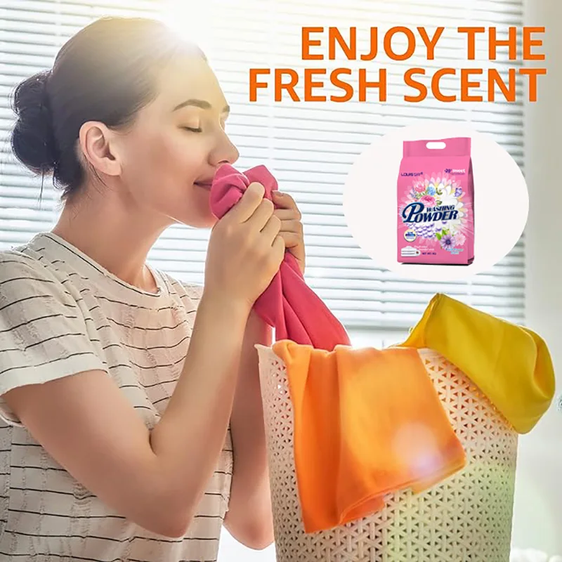 Wholesale Eco Friendly Laundry Detergent Powder Quality Washing Powder With High Foam