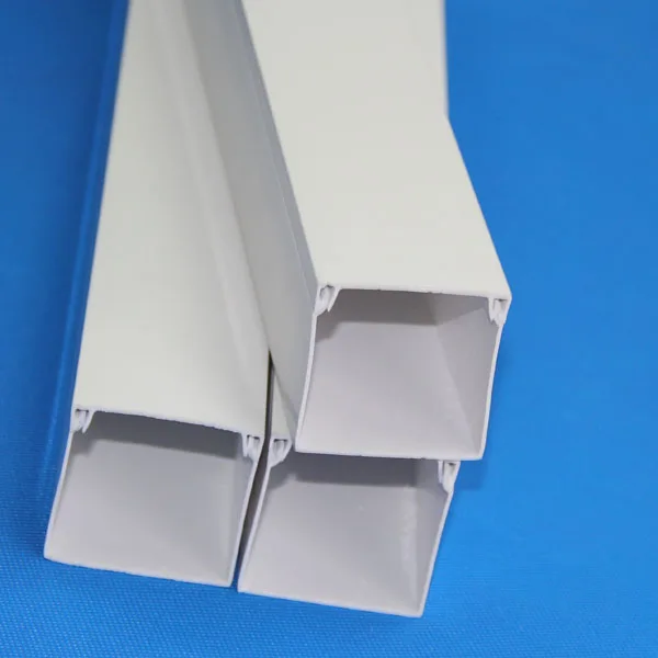 Low price all sizes pvc electrical cable trunking accessories fittings for cable raceway