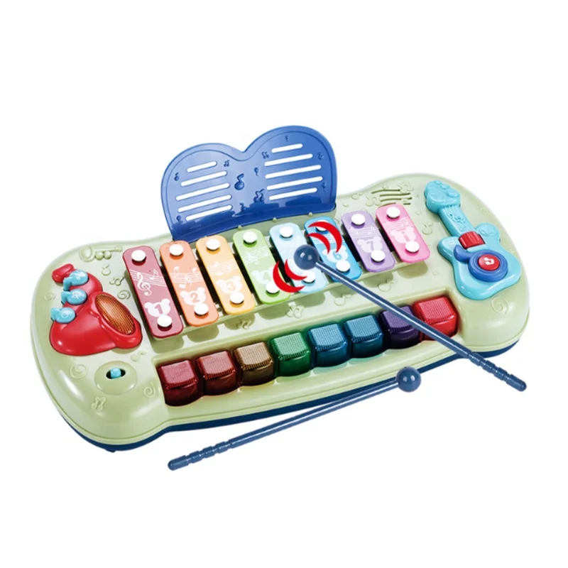 Electric Toddler Multifunctional baby music toys educational knocking piano musical toys for babies